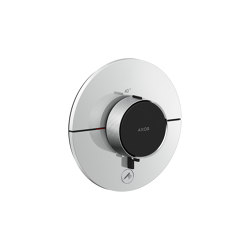 AXOR ShowerSelect ID Thermostat HighFlow for concealed installation round for 1 function and additional outlet | Shower controls | AXOR