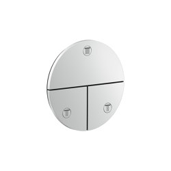 AXOR ShowerSelect ID Valve for concealed installation round for 3 functions | Shower controls | AXOR