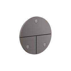 AXOR ShowerSelect ID Valve for concealed installation round for 3 functions | Brushed Black Chrome | Shower controls | AXOR