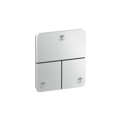 AXOR ShowerSelect ID Valve for concealed installation SoftSquare for 3 functions | Shower controls | AXOR