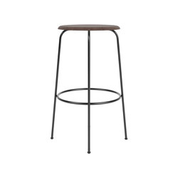 Afteroom Bar Stool, Veneer | Black | Dark Stained Oak | Bar stools | Audo Copenhagen