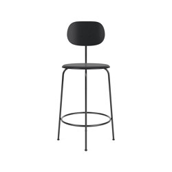 Afteroom Counter Chair Plus | Black Base | Veneer Seat and Back | Black | Sillas de trabajo altas | Audo Copenhagen