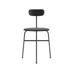Afteroom Dining Chair | Black Base | Veneer Seat and Back | Black | open base | Audo Copenhagen