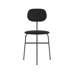 Afteroom Dining Chair Plus | Black Base | Upholstered Seat and Back | Sierra - Black, 1001 | Stühle | Audo Copenhagen