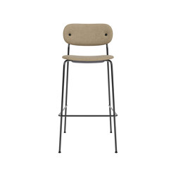 Co Bar Chair | Fully Upholstered | Audo Bouclé - Beige, 02 | Bar stools | Audo Copenhagen