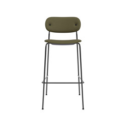 Co Bar Chair | Fully Upholstered | Sierra - Army, 0441 | Bar stools | Audo Copenhagen