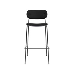Co Bar Chair | Fully Upholstered | Sierra - Black, 1001 | Tabourets de bar | Audo Copenhagen