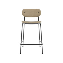 Co Counter Chair | Fully Upholstered | Audo Bouclé - Beige, 02 | Bar stools | Audo Copenhagen