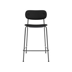 Co Counter Chair | Fully Upholstered | Sierra - Black, 1001 | Bar stools | Audo Copenhagen