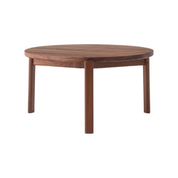 Passage Lounge Table,Ø70 CM | Walnut | Coffee tables | Audo Copenhagen