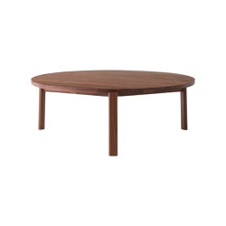 Passage Lounge Table,Ø90 CM | Walnut | Coffee tables | Audo Copenhagen