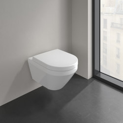 Architectura washdown toilet rimless, TwistFlush[e³], Concealed ViFix attachment