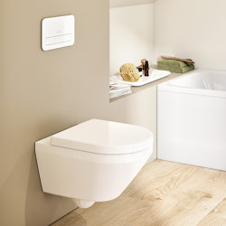 Architectura washdown toilet rimless, TwistFlush[e³], Concealed ViFix attachment | Inodoros | Villeroy & Boch