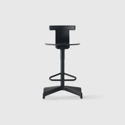 Jiro Counter Stool - Natural - Black Base | Bar stools | Resident