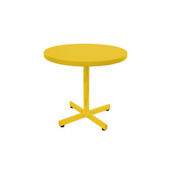 Table d'appoint en métal Basic Color Ø 54 | Hauteur: 50 | open base | Schaffner AG