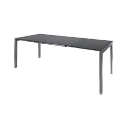 Fiberglass table Luzern 160/220x100 extendable | Tabletop rectangular | Schaffner AG
