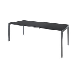 Fiberglass table Luzern 160/220x90 extendable | Tabletop rectangular | Schaffner AG