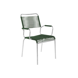 «Spaghetti» chair Rigi with armrest | open base | Schaffner AG