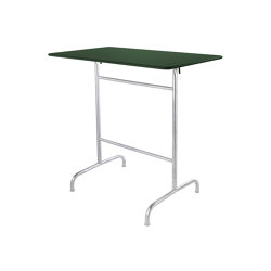 Table haute en métal Rigi 120x70 / 110