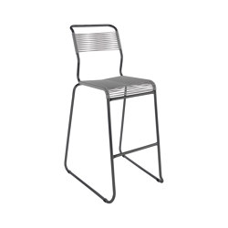 «Spaghetti» bar stool (skidchair) Säntis without armrest | Sgabelli bancone | Schaffner AG