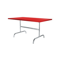 Metal table Säntis 140x80 | Tavoli pranzo | Schaffner AG