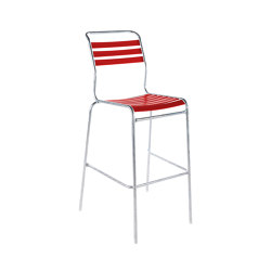 slatted bar stool Säntis without armrest | open base | Schaffner AG