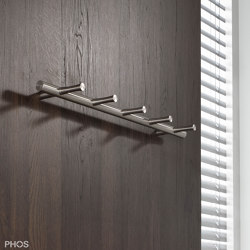 Towel hook rail with 5 flow hooks | Towel rails | PHOS Design