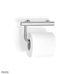 Toilet roll holder with hinged bracket - screw-fastened | Portarollos | PHOS Design