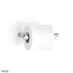 Toilet roll holder with hinged bracket | Portarotolo | PHOS Design