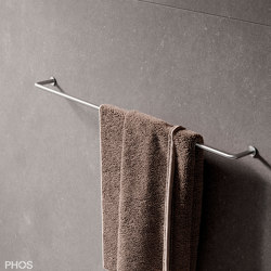 Gebogene Handtuchstange 80 cm | Handtuchhalter | PHOS Design