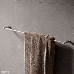 Toallero diseño acero inoxidable 80 cm personalizable | Estanterías toallas | PHOS Design