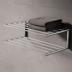 Towel rack for wall mounting - 80 cm, 2 levels | Portasciugamani | PHOS Design