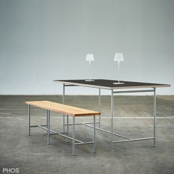 Karlsruher Tisch - Esstisch - schwarz - 160x80 cm | Esstische | PHOS Design