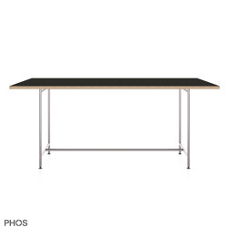 Karlsruher Tisch - Table de salle à manger - noir - 180x90 cm | Tables de repas | PHOS Design