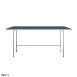 Karlsruher Tisch - Bureau avec plateau en linoléum - 160x80 cm | Bureaux | PHOS Design