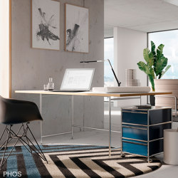 Karlsruher Tisch - Schreibtisch - weiß - 180x90 cm | Schreibtische | PHOS Design