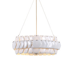 Cranton 25 Pendant, Sand and Taupe Braided Cable | Suspended lights | Original BTC