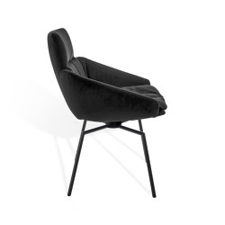 FAYE Side chair with low armrests | Chaises | KFF