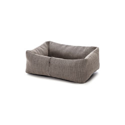 Dotty Dog Basket Medium Grey | Dog beds | Roolf Outdoor Living