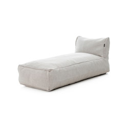 DOTTY Pouf Sedia Lunga Bianco | Chaise longue | Roolf Outdoor Living