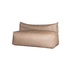 DOTTY Pouf Love Seat Gold | Sofas | Roolf Outdoor Living