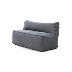 DOTTY Puff Love Seat Marineblau | Sofas | Roolf Outdoor Living