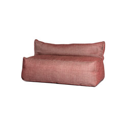 Dotty Pouf Love Seat Rosso sangue di bue | Divani | Roolf Outdoor Living