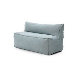 Dotty Pouf Love Seat Blu Pastello | Divani | Roolf Outdoor Living