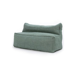 DOTTY Puf Love Seat Turquesa | Sofás | Roolf Outdoor Living