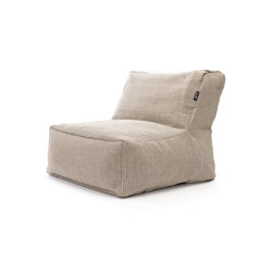 Dotty Pouf Medium Beige | Armchairs | Roolf Outdoor Living