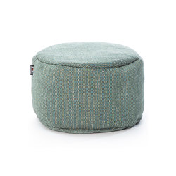 Dotty Round Pouf Ø 70 Cm Turquoise | Poufs | Roolf Outdoor Living