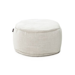 Dotty Round Pouf Ø 70 Cm White | Poufs | Roolf Outdoor Living