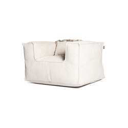 Silky Club Seat Pouf Beige | Sessel | Roolf Outdoor Living