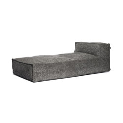 Silky Long Chair Anthracite | Chaise longues | Roolf Outdoor Living